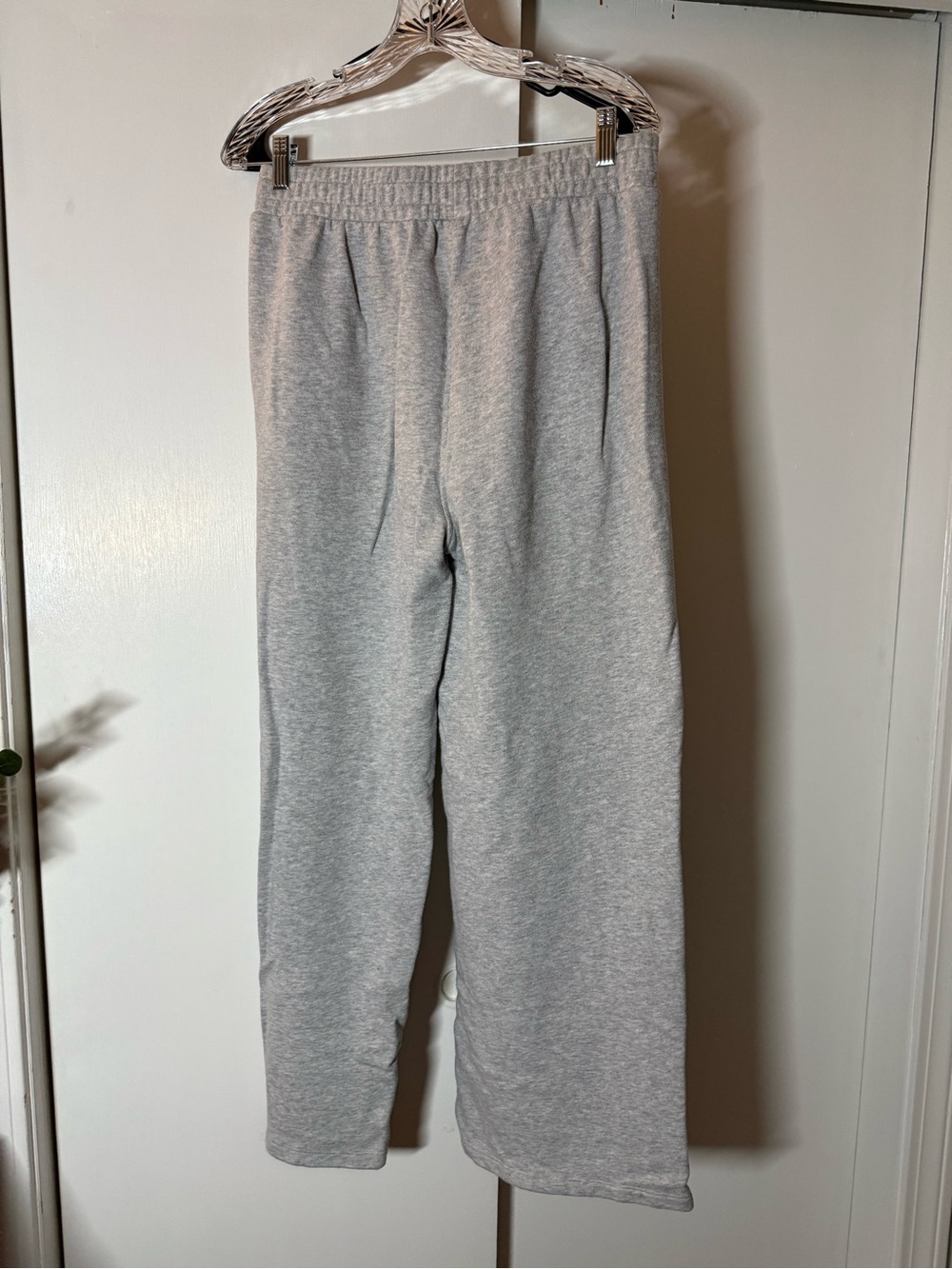 90 Degree By Reflex Light Gray Kids Elastic Waist Joggers